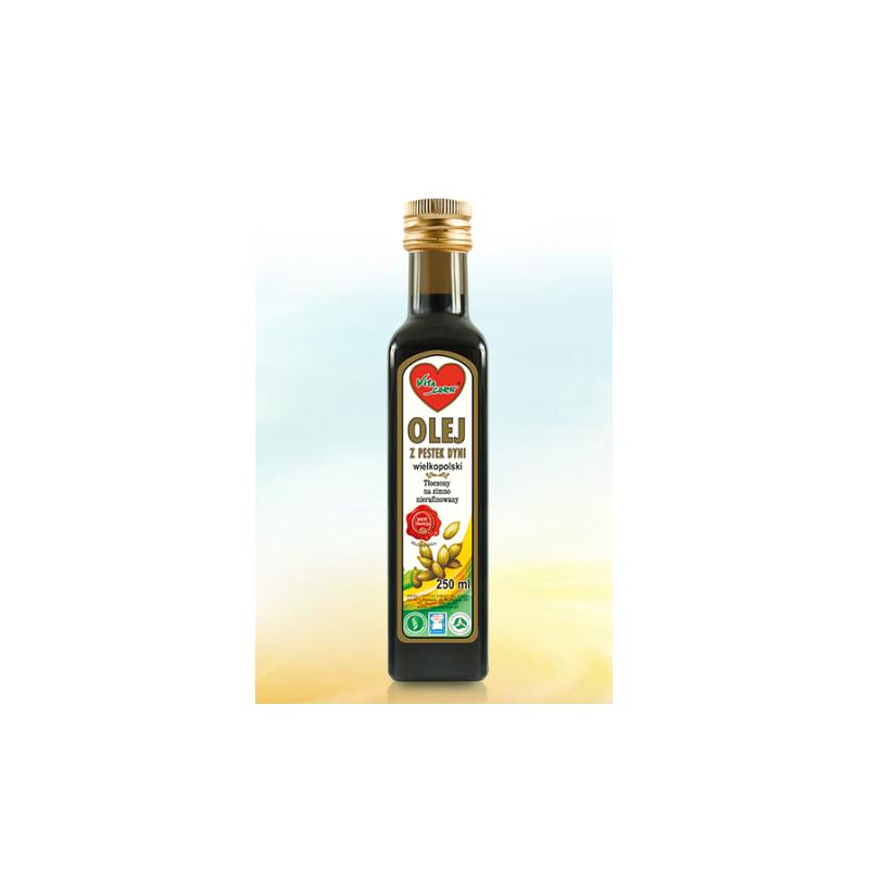 Olej z pestek dyni 250 ml VitaCorn Olej z pestek dyni 250 ml VitaCorn