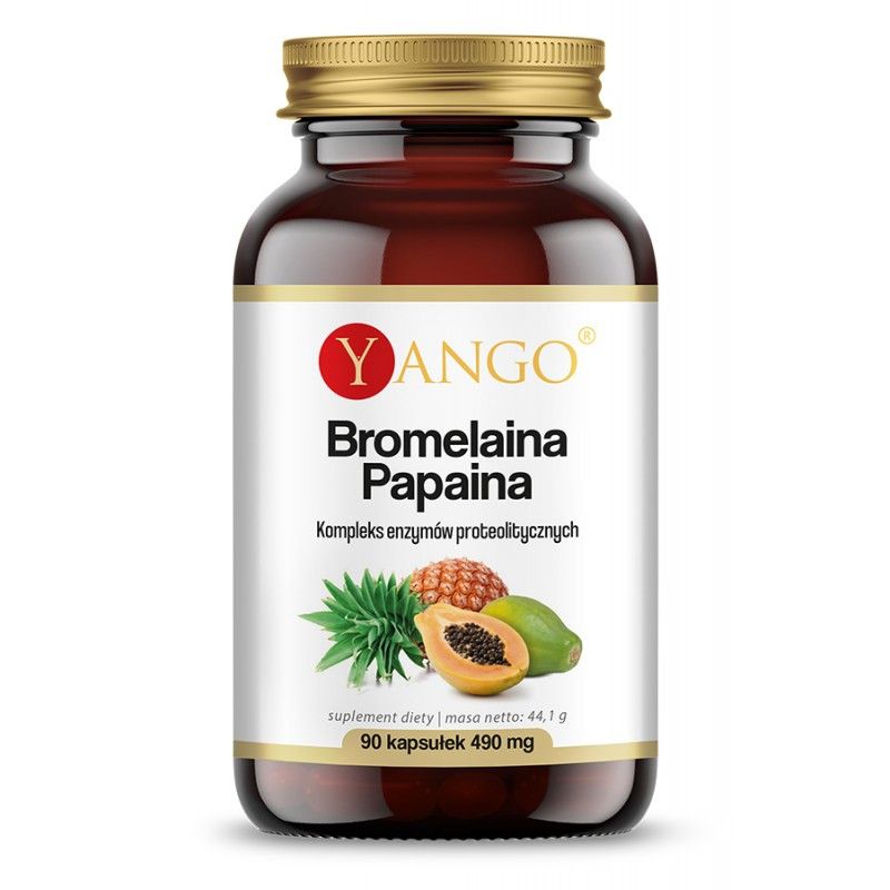 Bromelaina Papaina 90 kaps. Bromelaina Papaina 90 kaps.