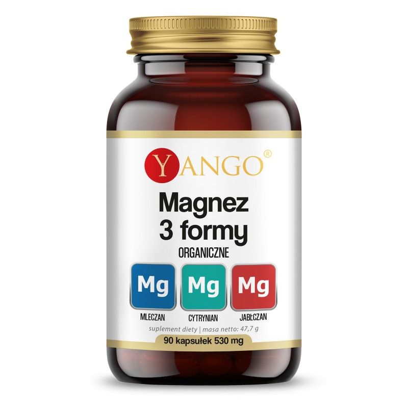 Magnez 3 formy 90 kaps. Yango