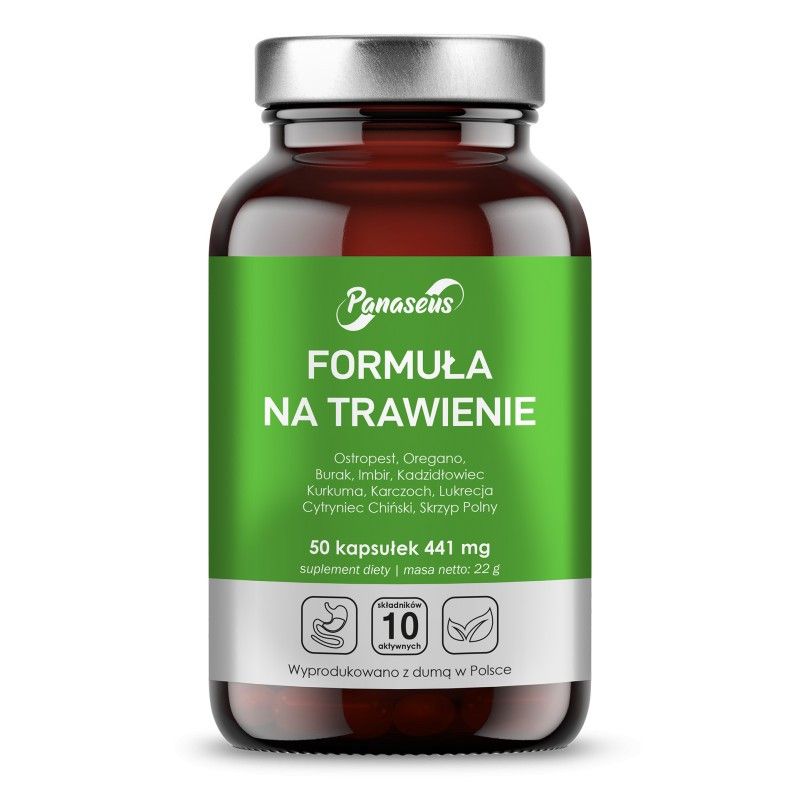 Formuła na trawienie 50 kaps. 