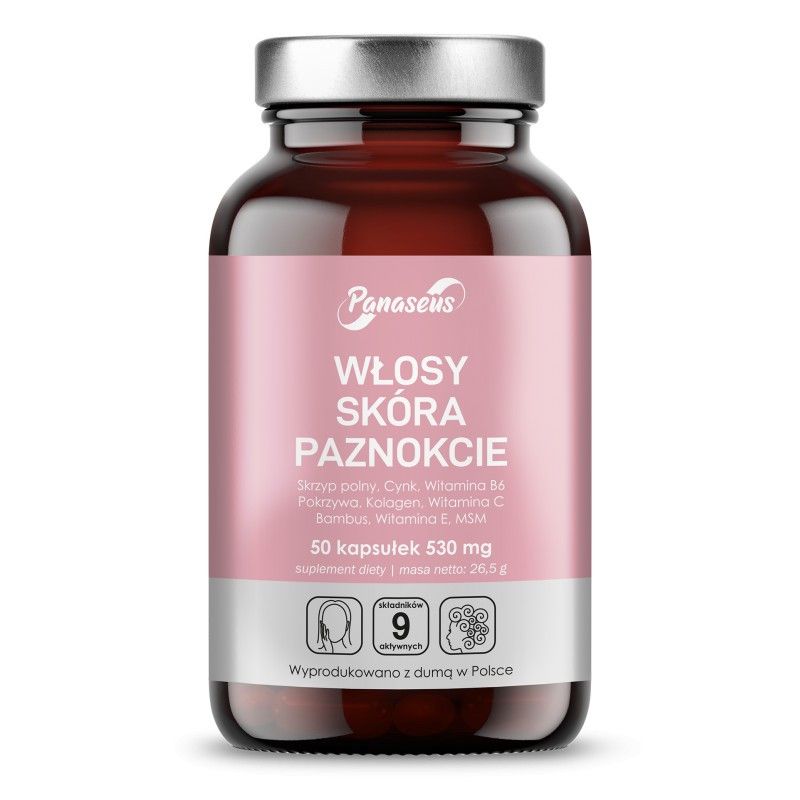 Włosy skóra paznokcie 50 kaps. Włosy skóra paznokcie 50 kaps.