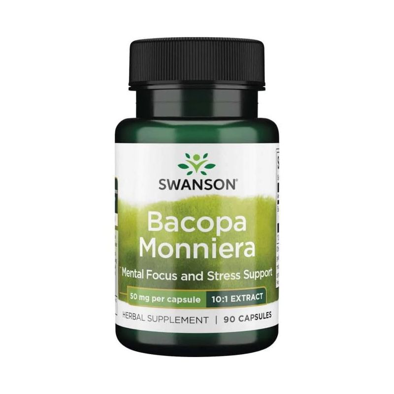 Bacopa Monnieri (Brahmi) ekstr. 50mg 90 kaps. Sw