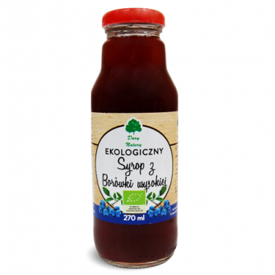 Syrop z borówki wysokiej 270 ml eko DN