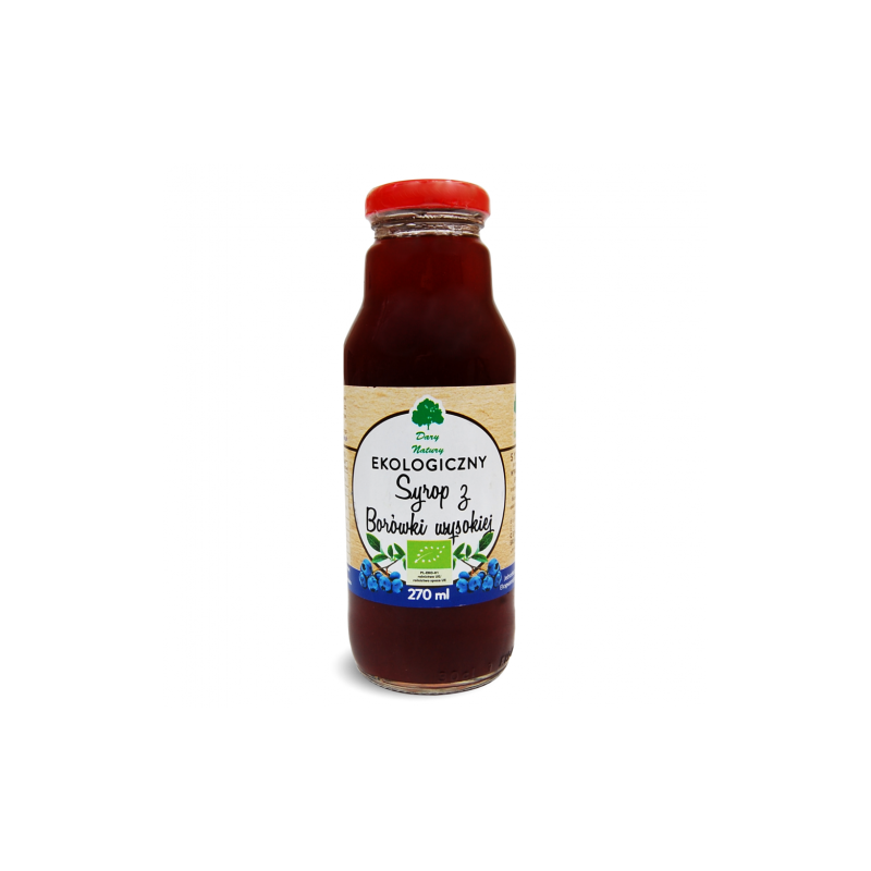 Syrop z borówki wysokiej 270 ml eko DN