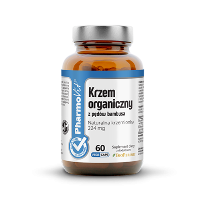 Krzem organiczny z bambusa 60 kaps.