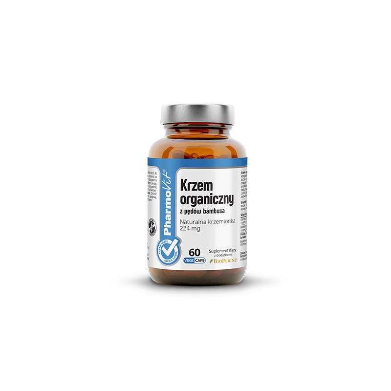 Krzem organiczny z bambusa 60 kaps. Krzem organiczny z bambusa 60 kaps.