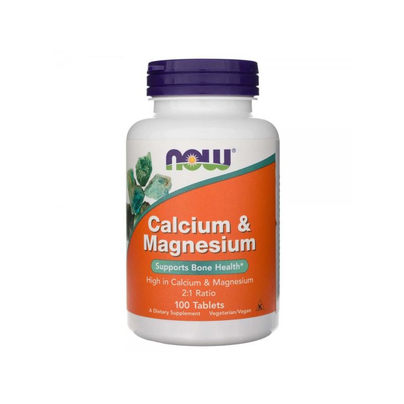 Calcium & Magnesium 100 tabl. NOW 