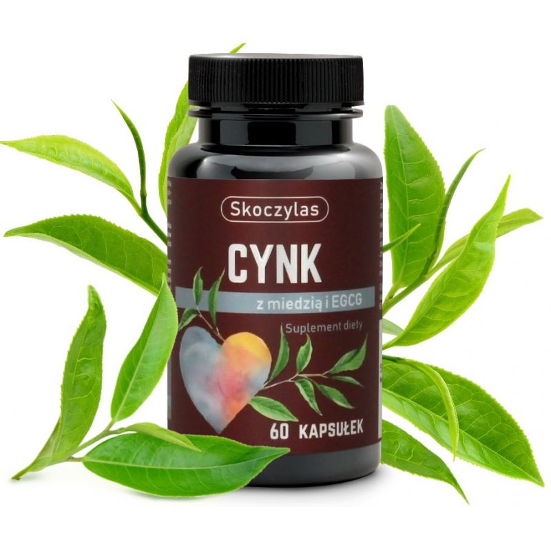 Cynk, miedź i ekstrakt z ziel. herb. 60 kaps. Cynk, miedź i ekstrakt z ziel. herb. 60 kaps.