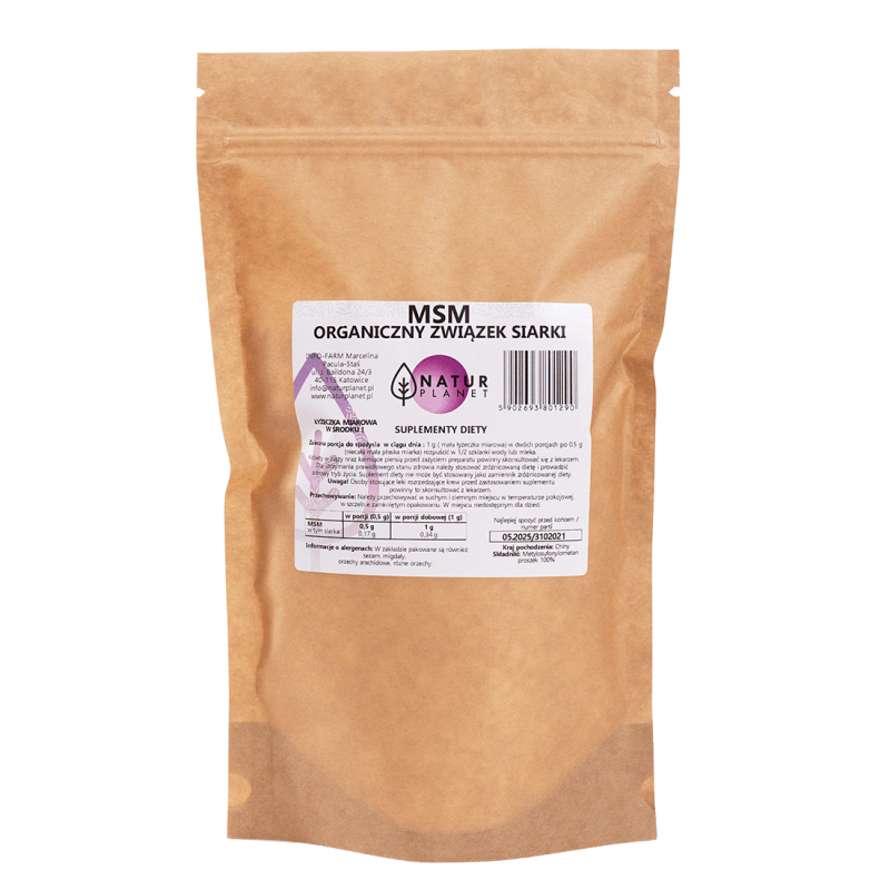 MSM organiczny związek siarki 200g