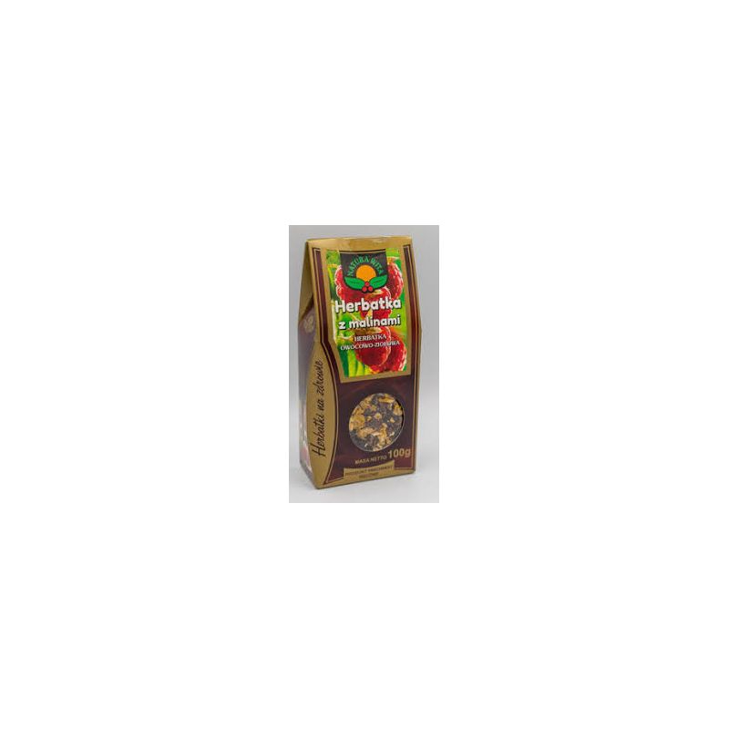 Herb. z malinami 100g (pudełko)