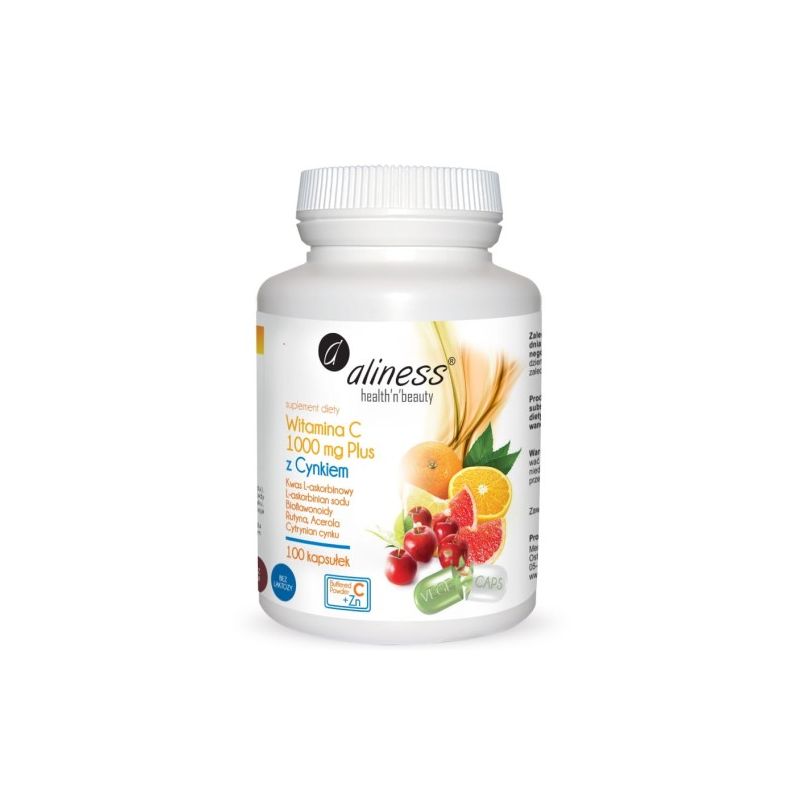 Witamina C 1000 mg Plus z Cynkiem 100 kaps. Witamina C 1000 mg Plus z Cynkiem 100 kaps.