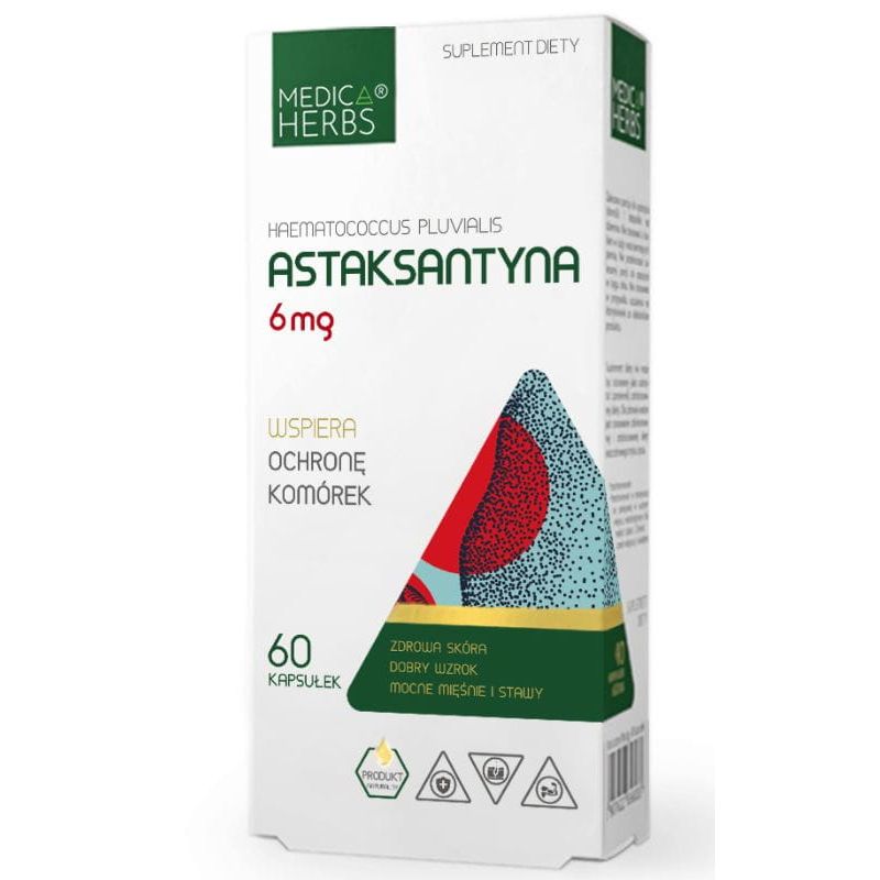 Astaksantyna 6 mg 60 kaps MH