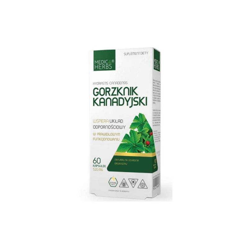 Gorzknik kanadyjski 60kaps MH