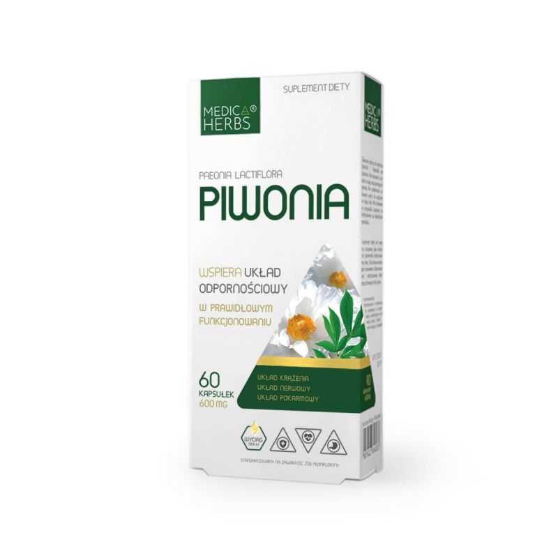 Piwonia 60 kaps MH