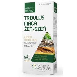 Tribulus Maca Żeń-Szeń 60 kaps MH