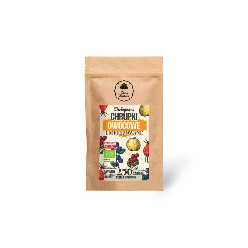 Liofilizowane chrupki owocowe Eko 40 g
