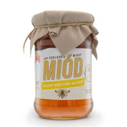Miód wiosenny mniszkowo-malinowy 400 g