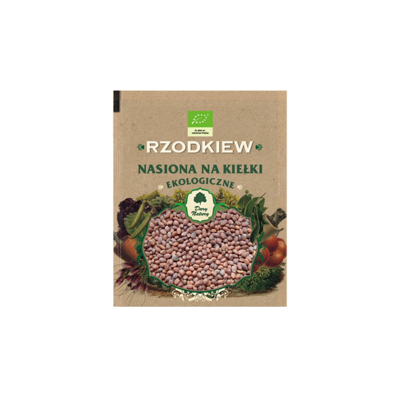 Rzodkiew nasiona na kiełki 30 g eko