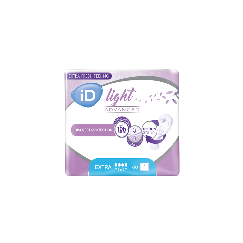 Wkłady anatomiczne iD Light Extra 10 szt