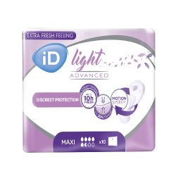 Wkłady anatomiczne iD Light Maxi 10 szt.