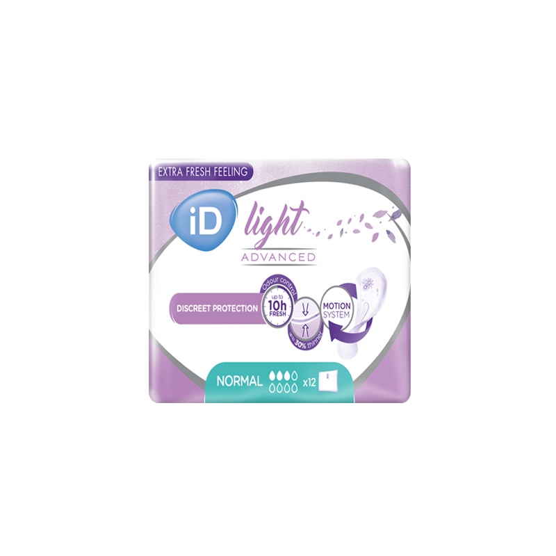 Wkłady anatomiczne iD Light Normal 12 szt.