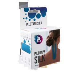 Taśma do kinesiotapingu PILOTAPE SILK niebieski PILO-9010/4