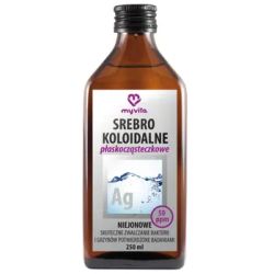 Srebro koloidalne płaskocząsteczkowe 50ppm 250 ml niejonowe
