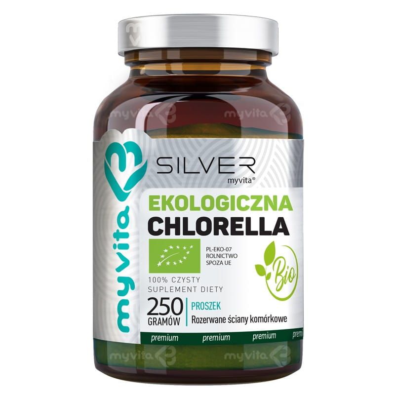 Chlorella Bio 250 g proszek Silver Chlorella Bio 250 g proszek Silver