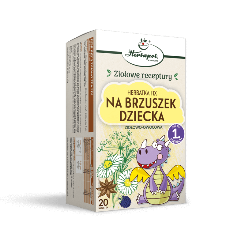 Na brzuszek dziecka 20 sasz.