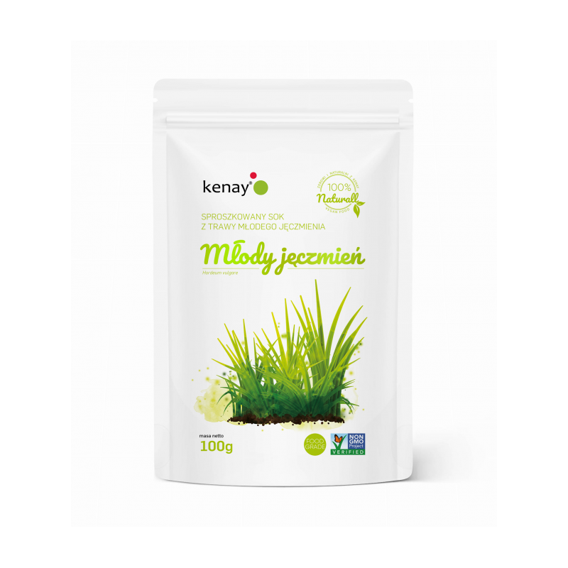 Młody jęczmień Bio sproszkowany sok 100 g