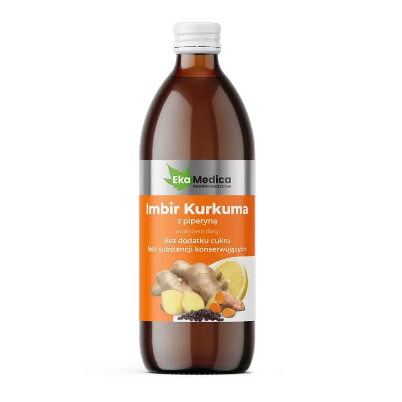 Imbir kurkuma z piperyną 500 ml Imbir kurkuma z piperyną 500 ml