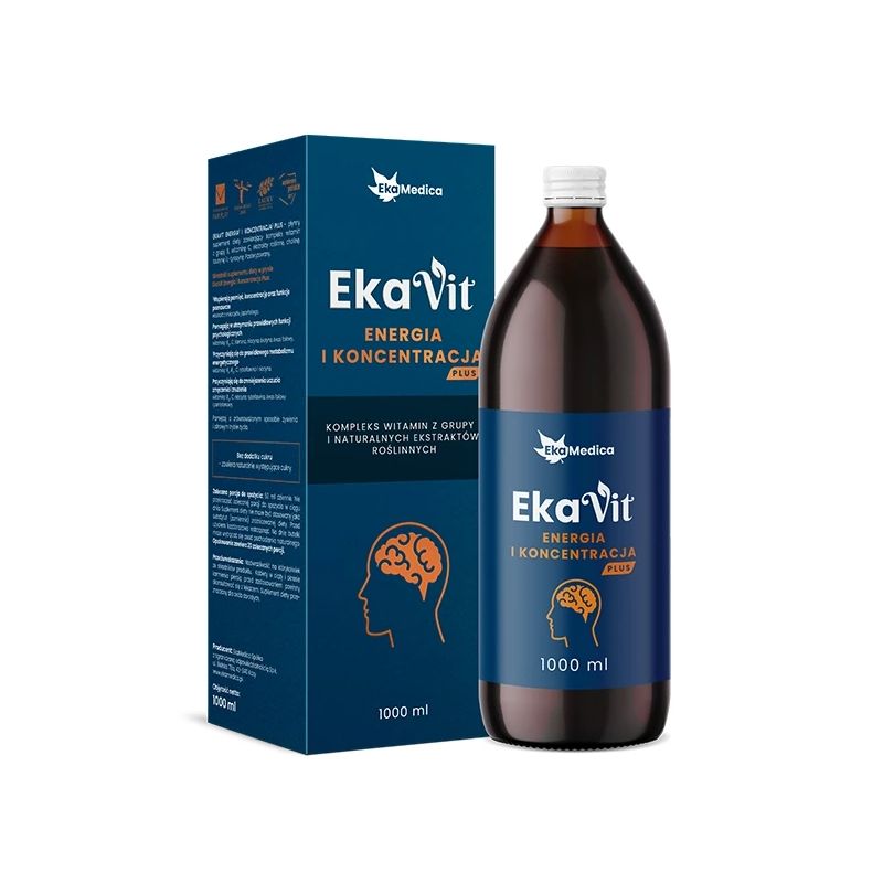 Ekavit Energia i Koncentracja Plus 1l