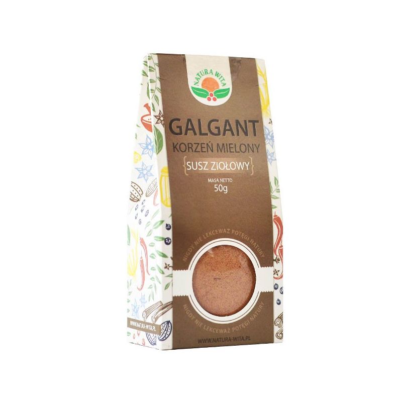 Galgant korzeń miel. 50 g NW Galgant korzeń miel. 50 g NW