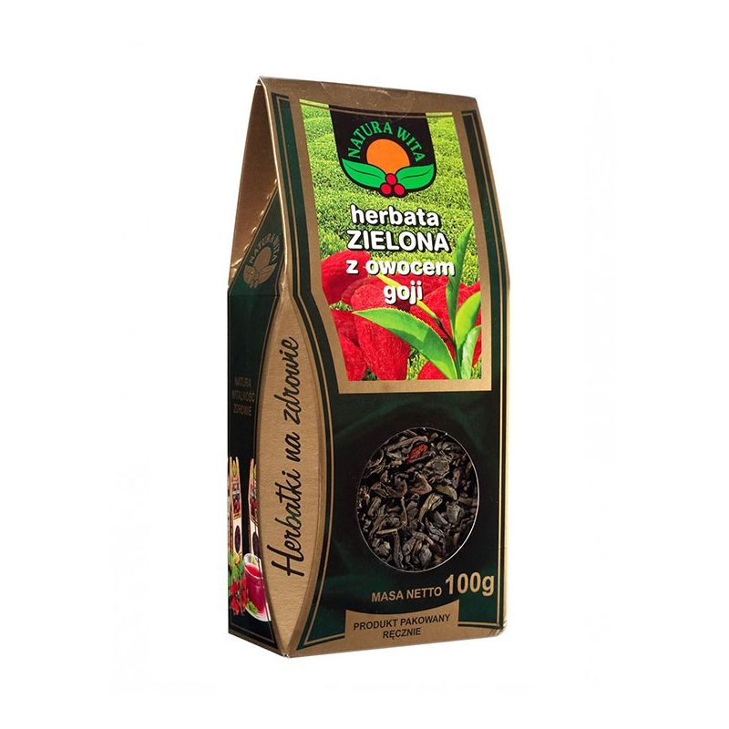 Zielona herbata z owocem goji 100 g