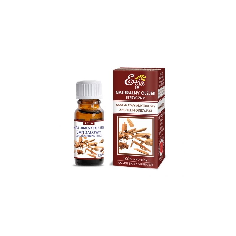 Olejek sandałowy zachodnioindyjski 10 ml Etja