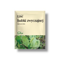 Babka zwyczajna liść 50 g Flos supl. diety 