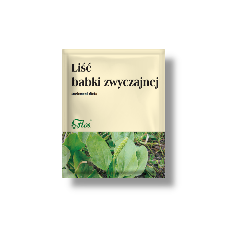 Babka zwyczajna liść 50 g Flos supl. diety 