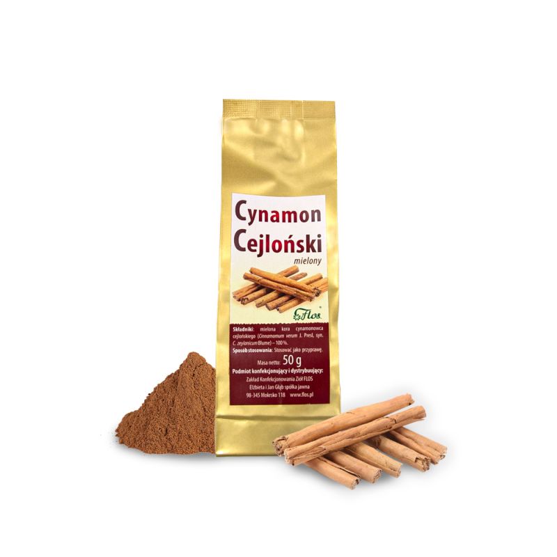 Cynamon cejloński mielony 50 g Flos