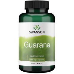 Guarana 500mg 100 kaps Swanson
