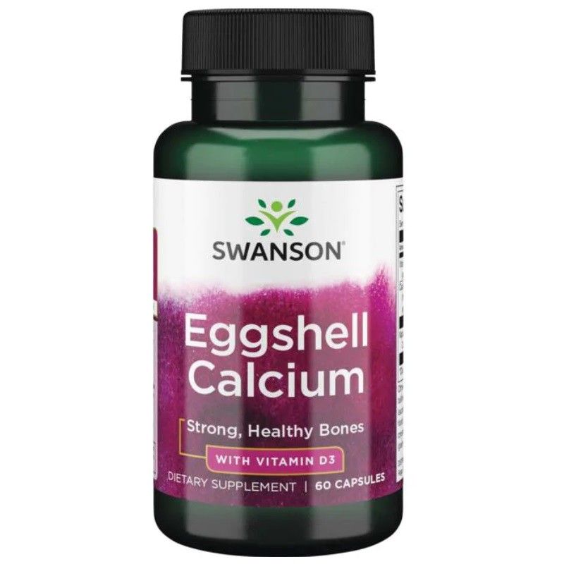 Eggshell Calcium & Vit. D3 (Wapń ze skor. jaj) 60 kaps. Eggshell Calcium & Vit. D3 (Wapń ze skor. jaj) 60 kaps.