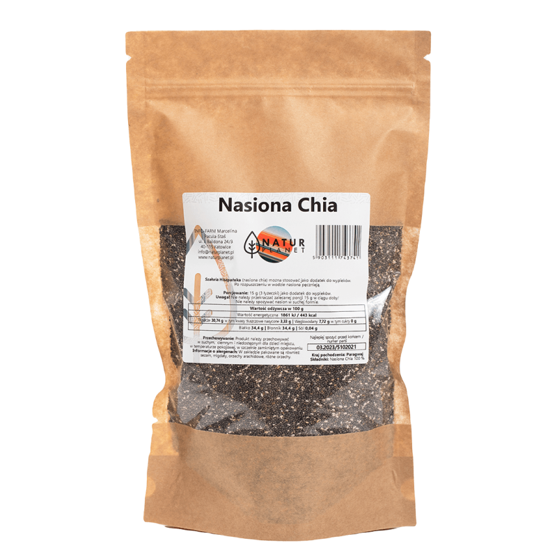 Chia nasiona 500 g N. Planet