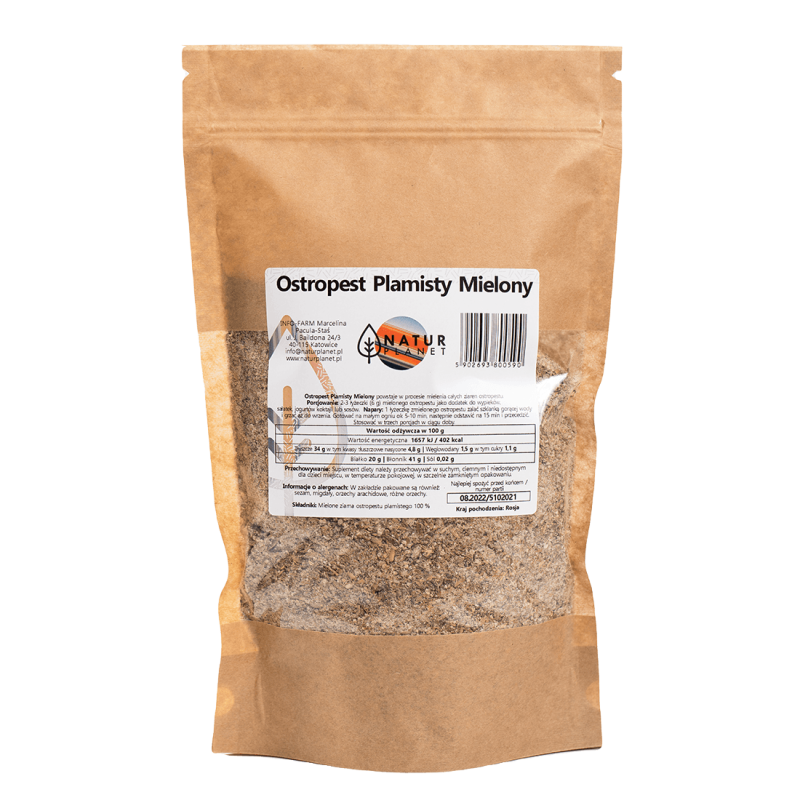 Ostropest mielony 500 g N.Planet Ostropest mielony 500 g N.Planet