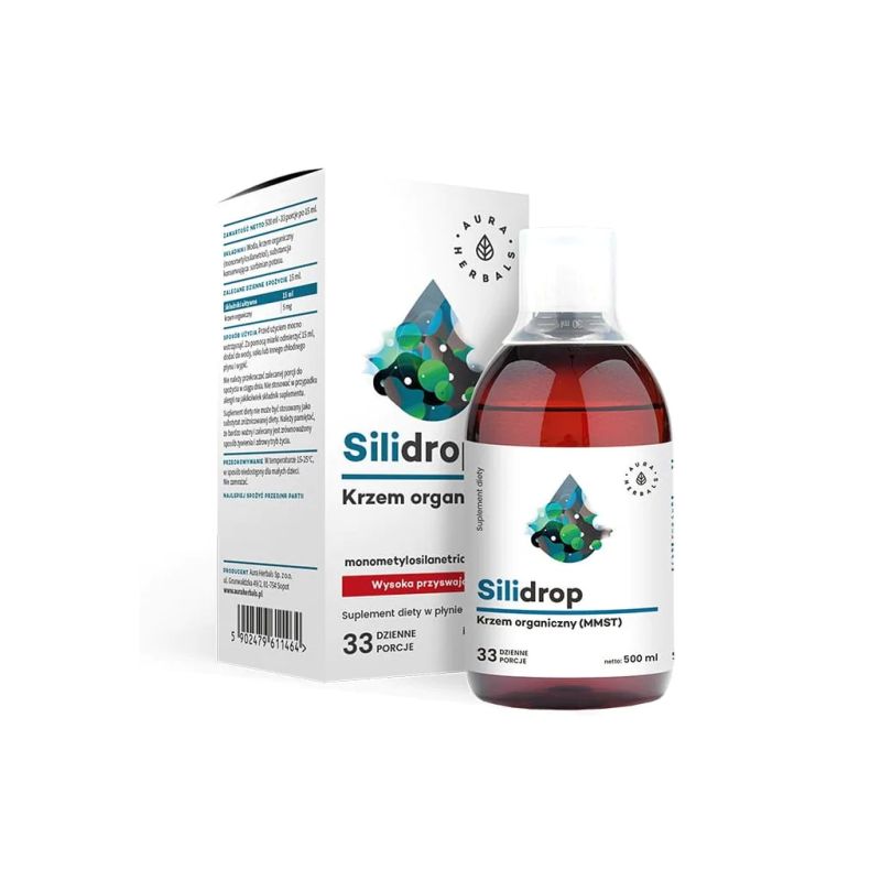 Silidrop krzem organiczny MMST do picia 500 ml Silidrop krzem organiczny MMST do picia 500 ml