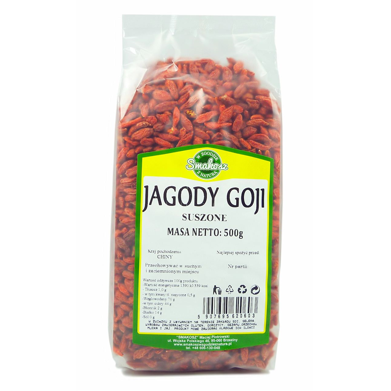 Jagody goji 500 g Jagody goji 500 g