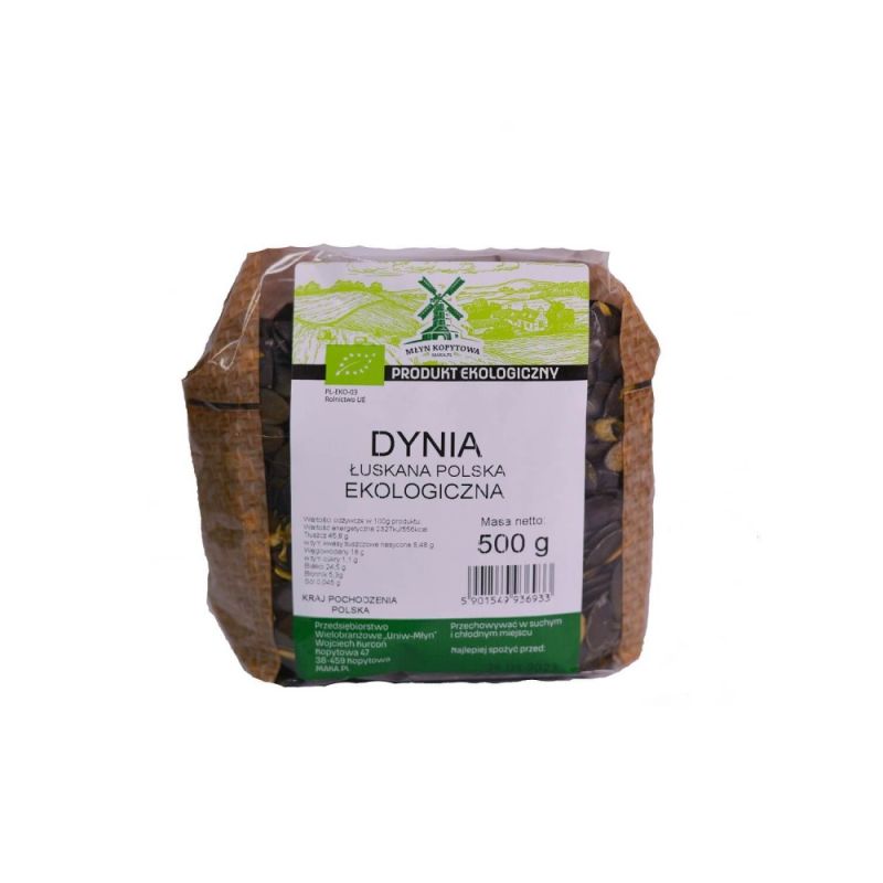 Dynia pestki łuskane Eko 500 g
