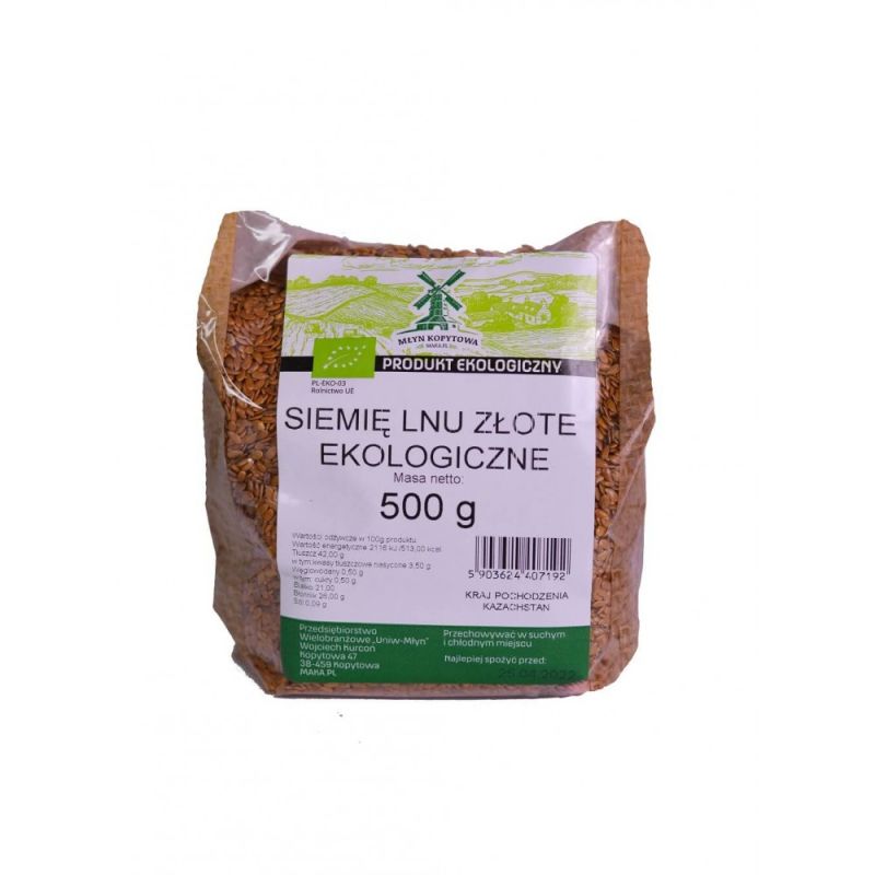 Siemię lniane złote Eko 500 g