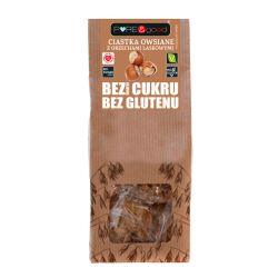 Ciastka owsiane z orzechami laskowymi 150 g bez cukru, bez glutenu