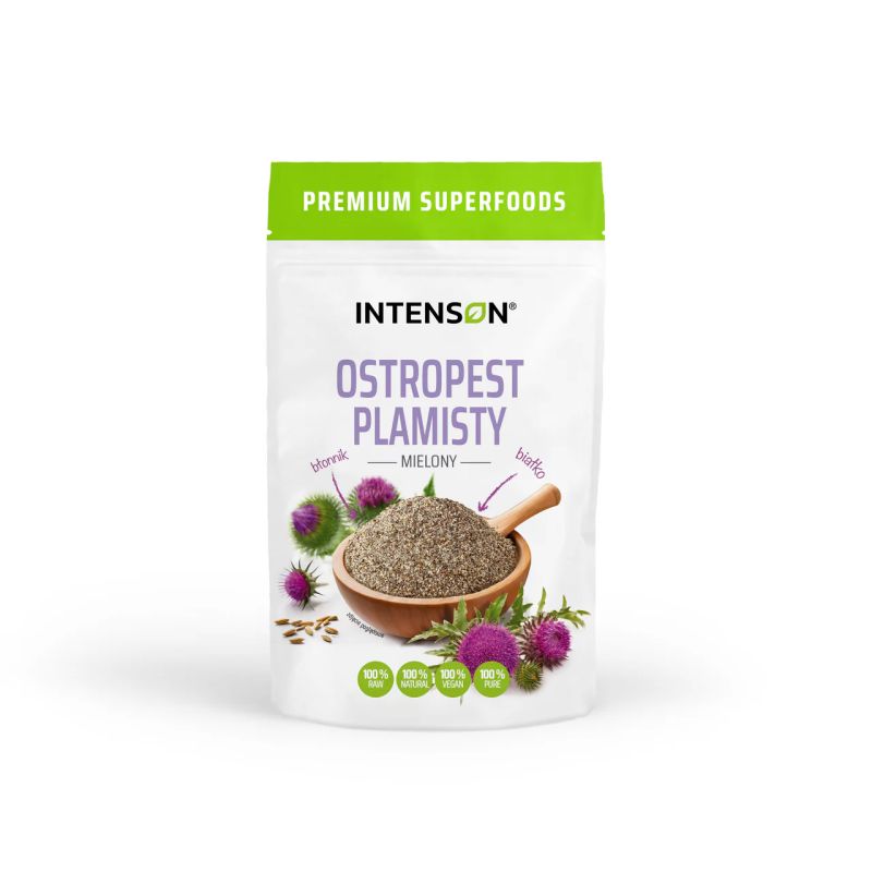 Ostropest plamisty mielony 200 g Intenson Ostropest plamisty mielony 200 g Intenson
