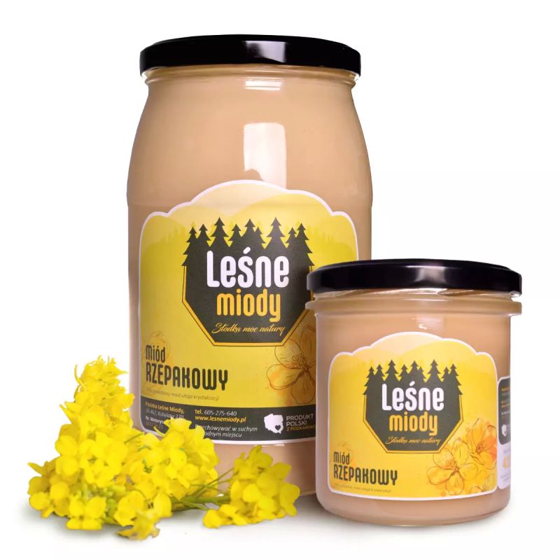 Miód rzepakowy 1200 g