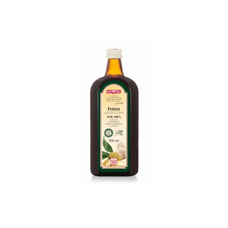 Imbir z cytryną sok 100% 500 ml